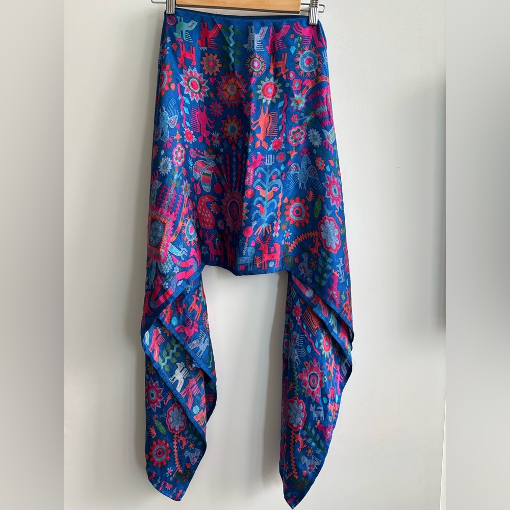 Colorful Patterned Women's Scarf / huipil